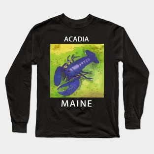 Lobster Lover - Acadia Maine Long Sleeve T-Shirt